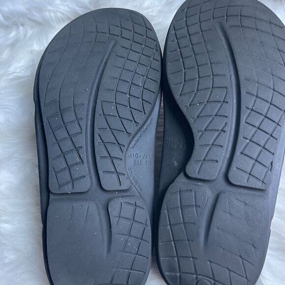 Unisex OOFOS OOahh Black Recovery Slides Men\'s Size 10 Women’s  SZ 12 EUR SZ43 main image 8